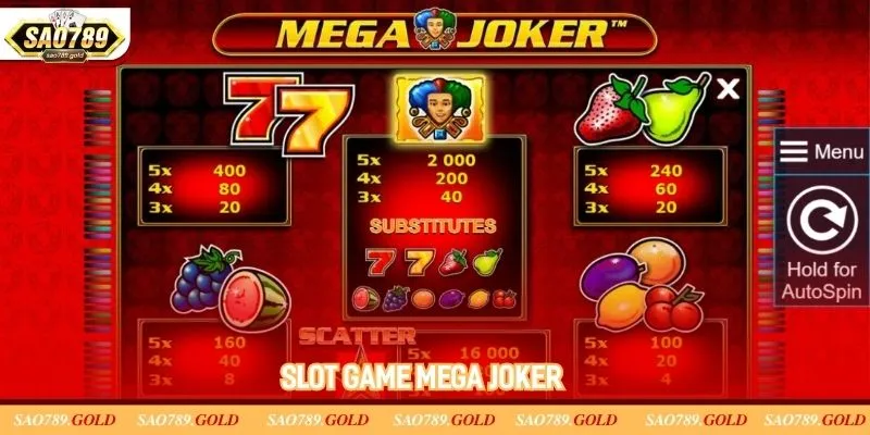 Siêu phẩm Mega Joker sở hữu tỷ lệ RTP cao ngất ngưởng Siêu phẩm Mega Joker sở hữu tỷ lệ RTP cao ngất ngưởng