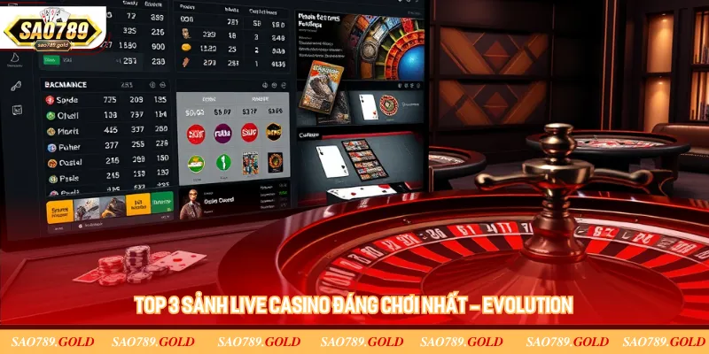Top 3 sảnh live casino đáng chơi nhất - Evolution Top 3 sảnh live casino đáng chơi nhất - Evolution